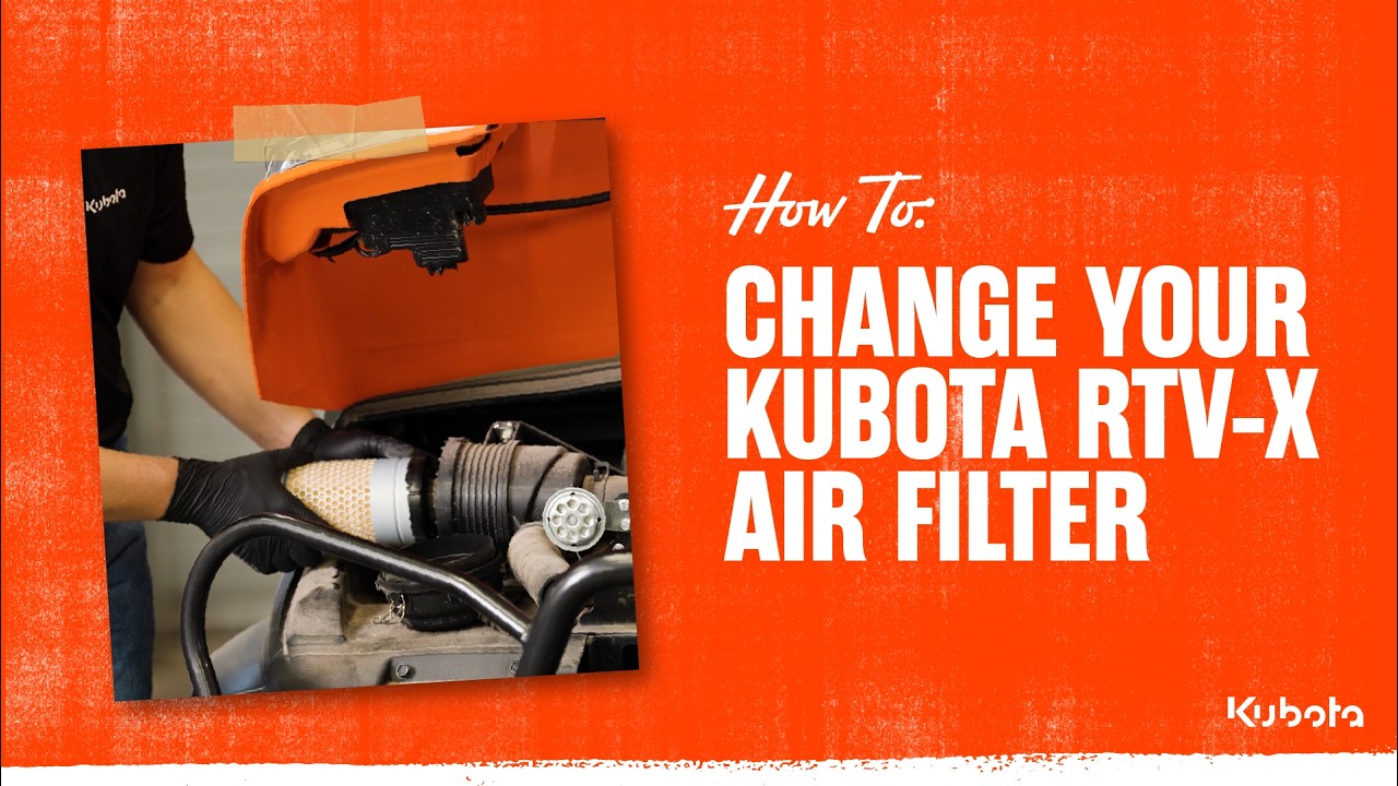 Changing Your RTV Air Filter the Right Way