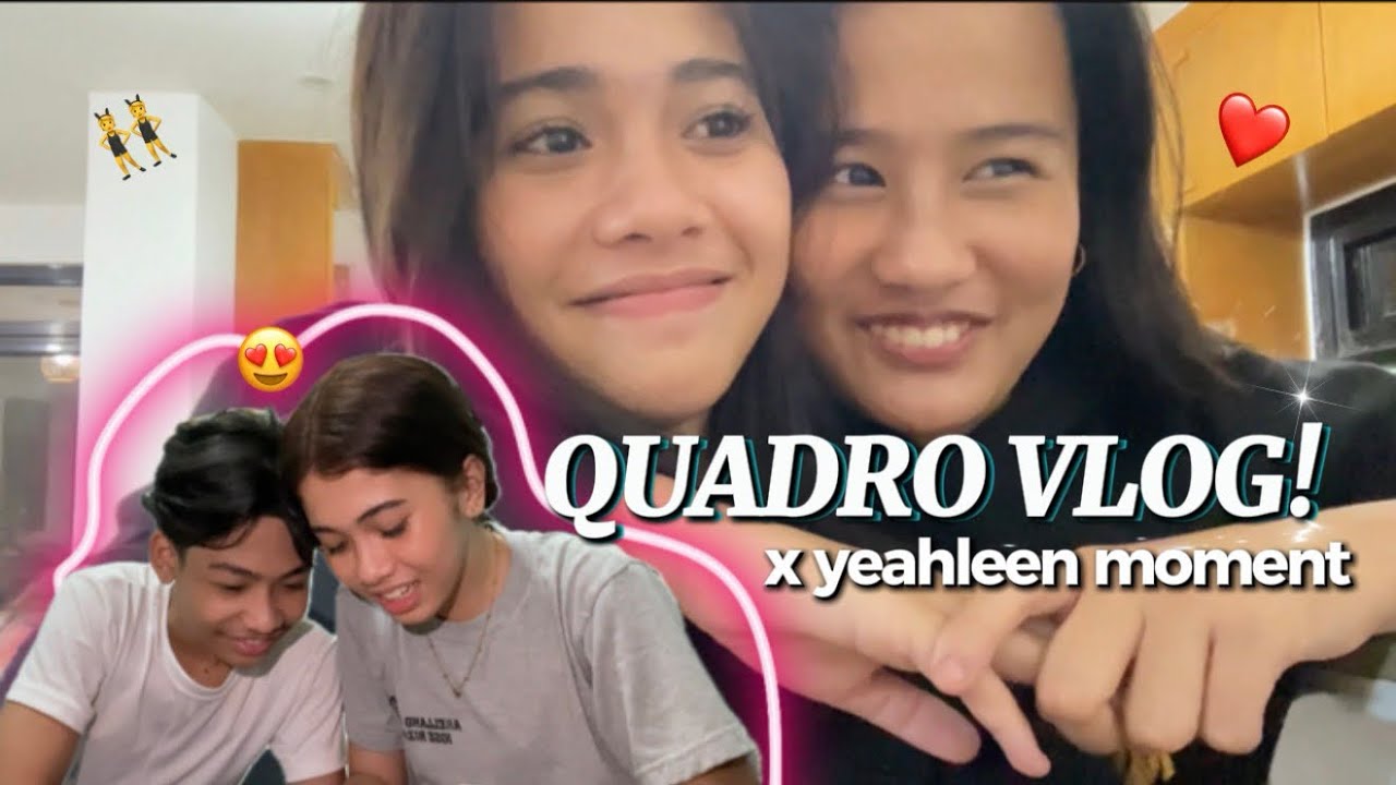 QUADRO VLOG! ❤️☺️ (naiwan kami sa bahay) 