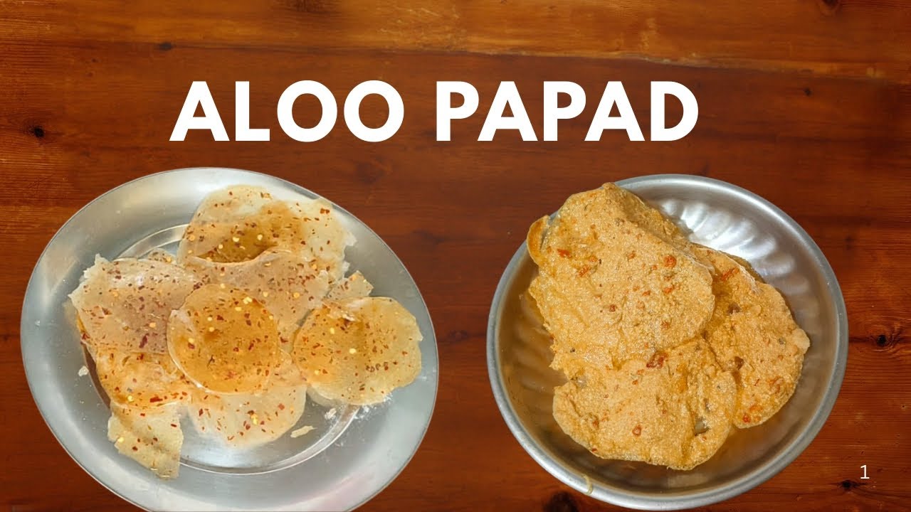 Iss trick se banayega toh sirf 2 Aloo se dher sare papad woh bhi bina belle|Navaratri special|