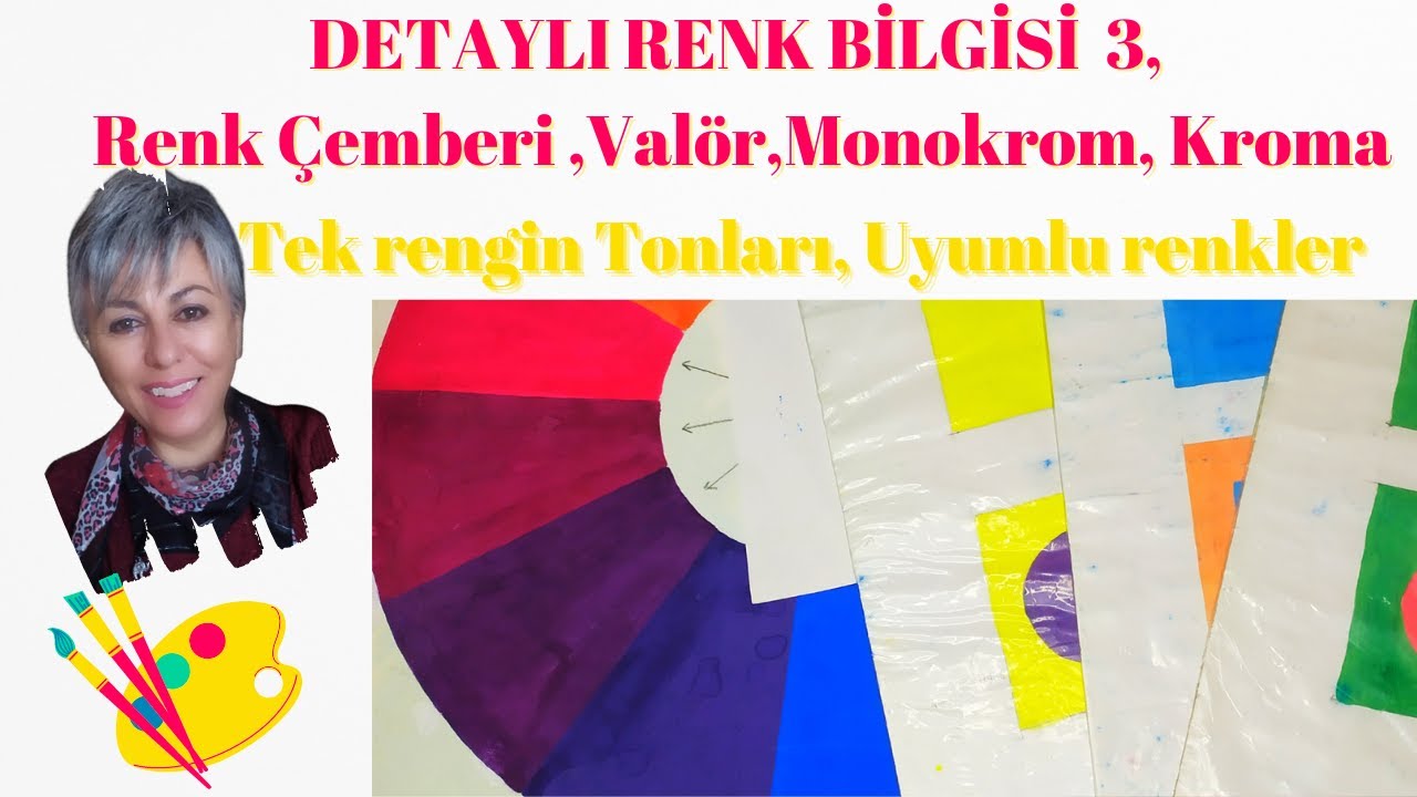 DETAYLI RENK BİLGİSİ 3,n&ouml;tr,sıcak-soğuk,zıt renkler ,monokrom, val&ouml;r, kroma nedir ,renk uyumu,color