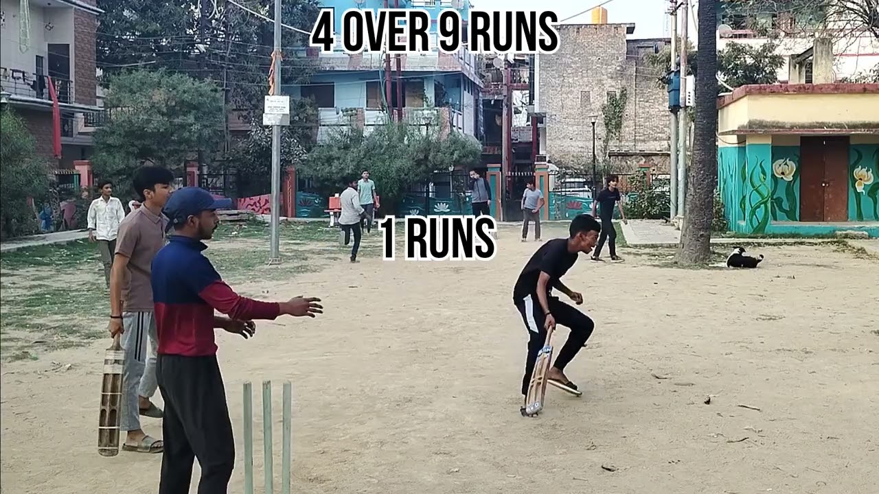 Low scoring thriller match 🔥 9 RUNS IN 4 OVER 
