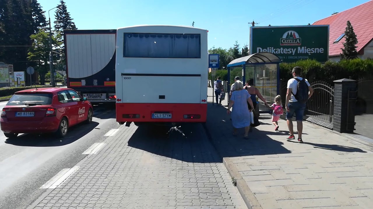 Linia 99 zawracanie Nowa Wies Wielka