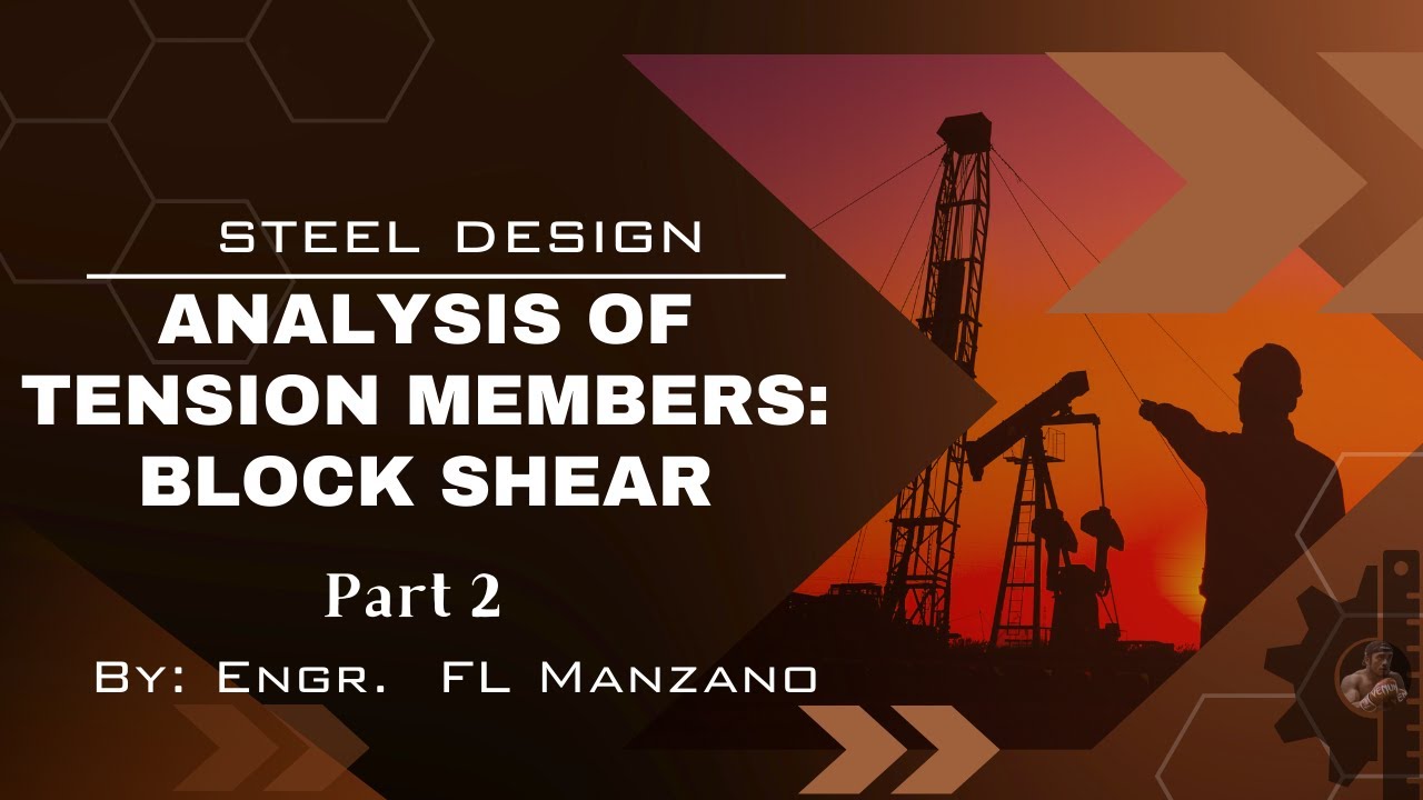 Steel Design: Analysis of Tension Members Sample Problem part 2- Block Shear (NSCP 2015)