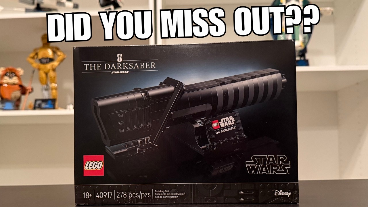 LEGO Star Wars 40917 Тёмный меч (2026) - Вердикт за 3 минуты - Самый дешёвый световой меч в истор...