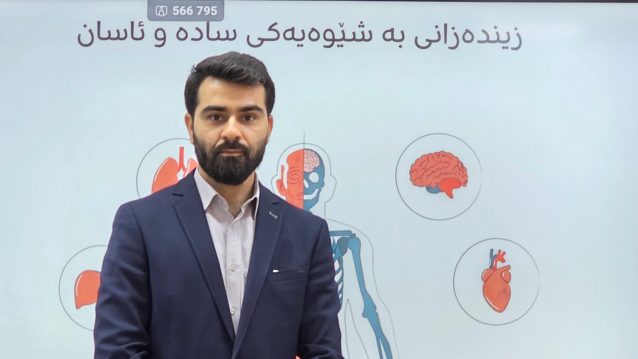 بەندی یەکەم. کەرتی یەکەم. وانەی یەکەم. ڕێکخستنی لەشی مرۆڤ.