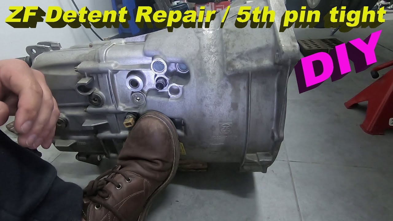 ZF Detent Repair - Reverse / 5th pins tight /No special tools required!