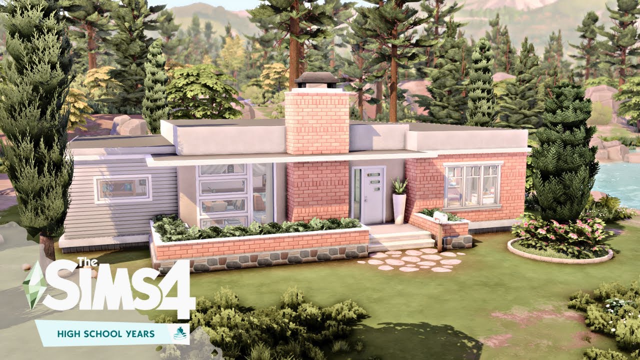 COPPERDALE'S LITTLE FALLS HOME 🎡 The Sims 4 High School Years | Speed Build