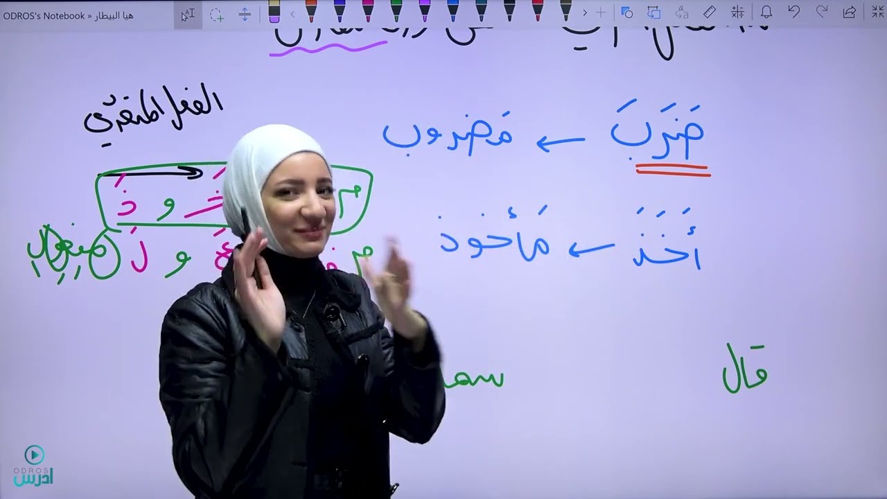 شرح قاعدة اسم المفعول - الأستاذة هيا البيطار