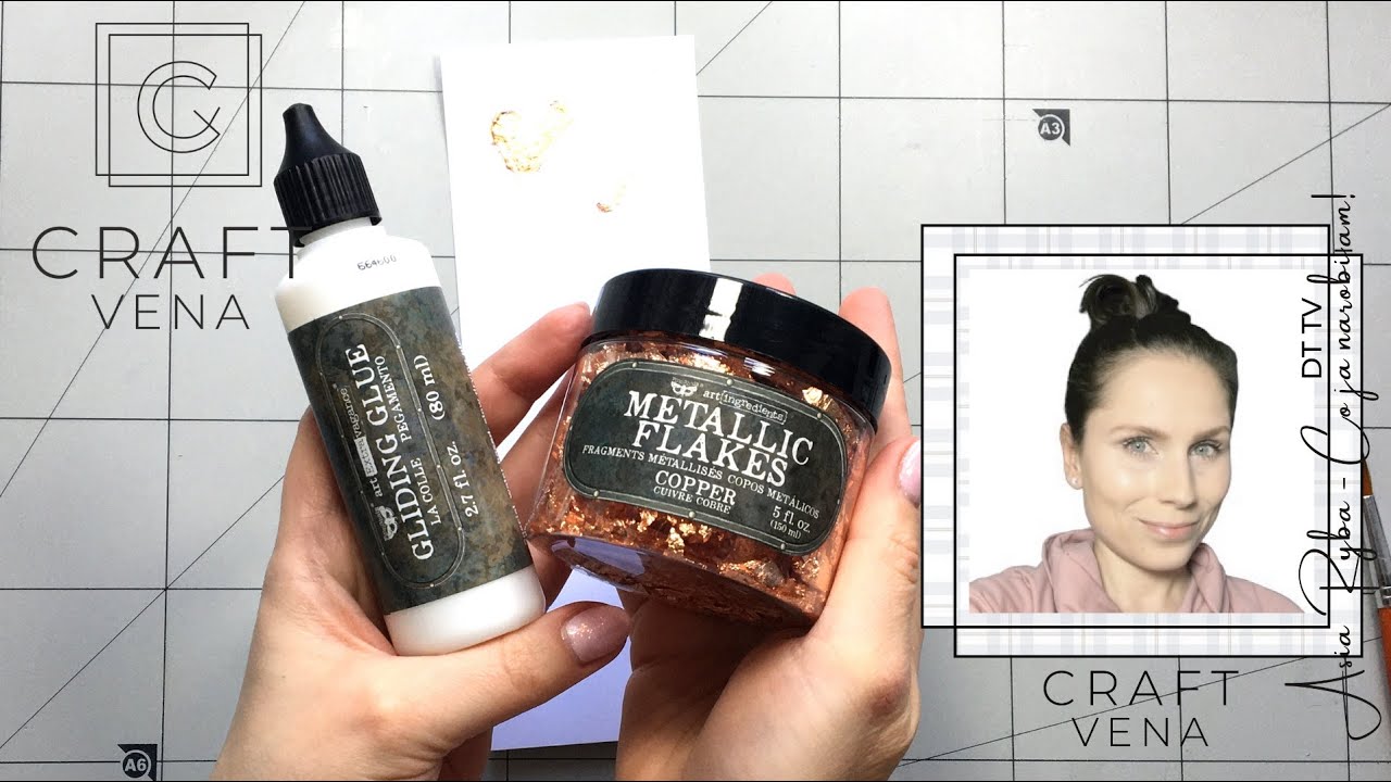 PRODUKTY |  Złocenia za pomocą płatków Prima Marketing DT TV CRAFTVENA Asia Ryba Co ja narobiłam!
