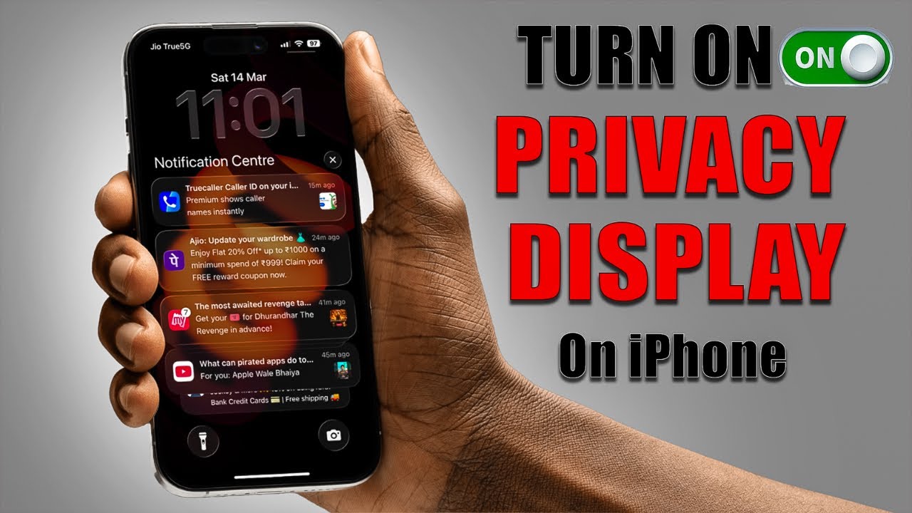 iOS 26 - Turn On (Privacy Display) on iPhone