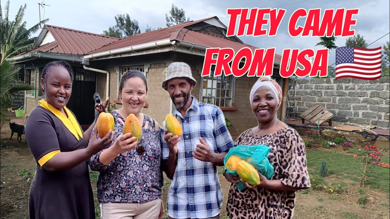 First Time!! 😱 Visitors from U.S.A came to our village home 🇺🇸🇰🇪 | We Were not Ready