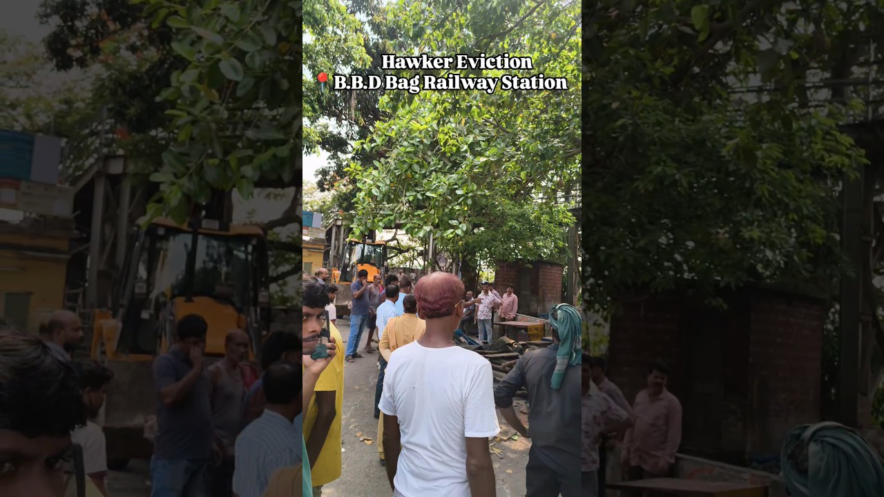 Hawker Eviction at Station Area. #trending #travel #viralvideo #trendingshorts #viral #westbengal