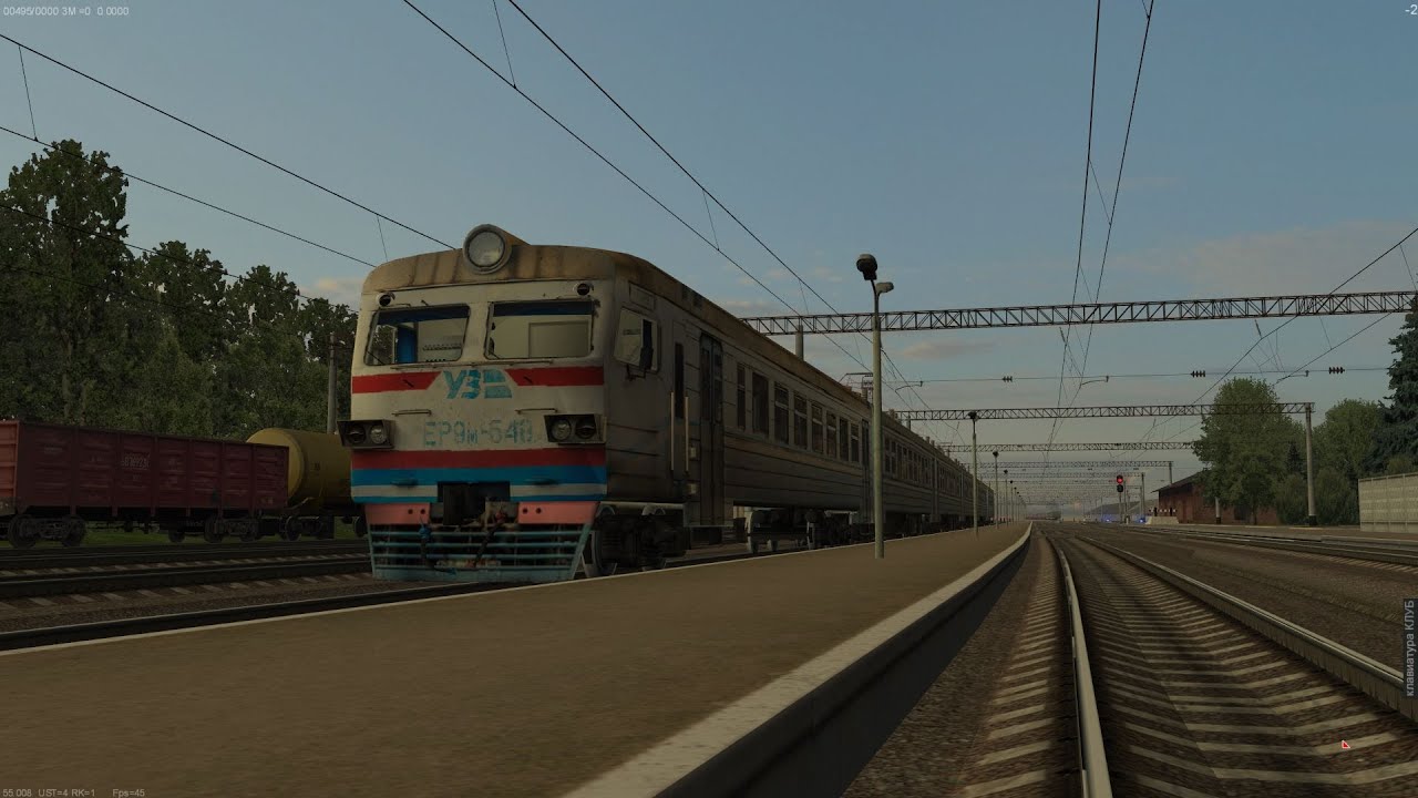 (ZD Simulator) Електропоїзд №6286 Здолбунів-Півд. - Шепетівка
