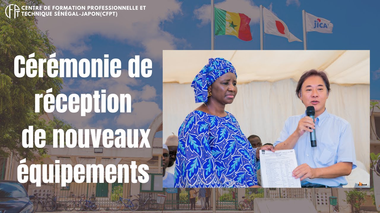 CFPT S-J: Cérémonie de réception de nouveaux équipements