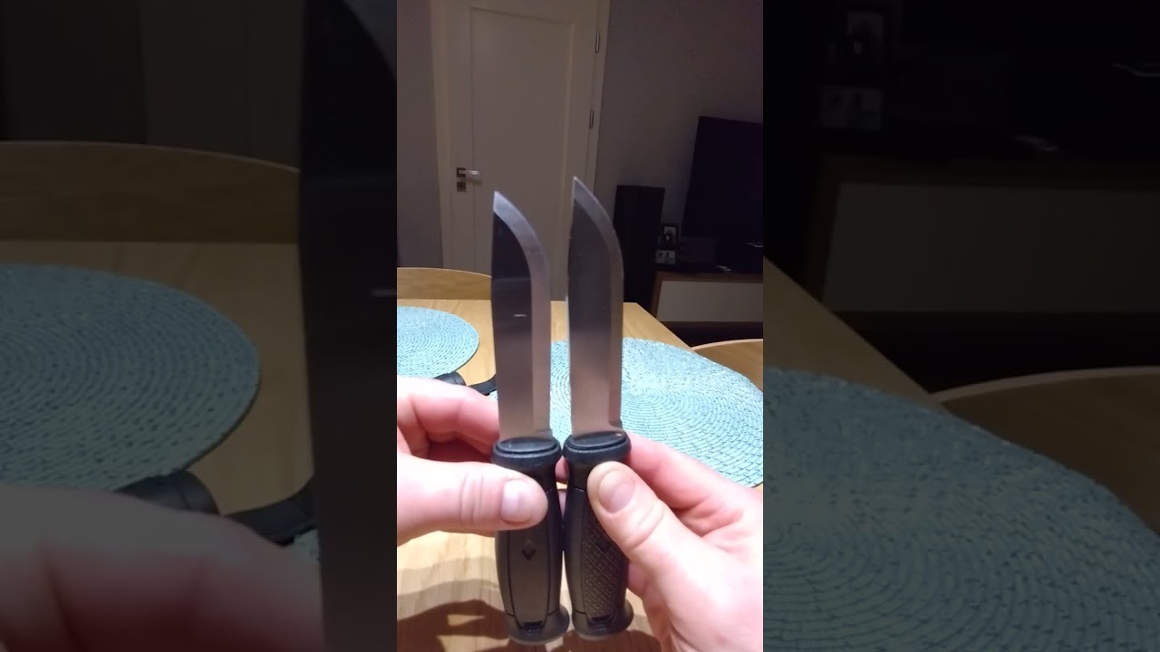 Mora Gerberg vs Nóż z Biedronki ☺️ różnice 🤔 (nie licząc stali)