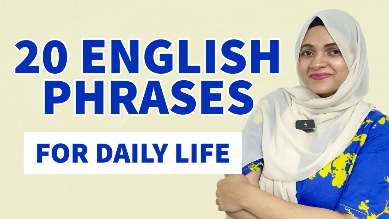 Speak English Fluently Using These 20 Sentences | English With Me