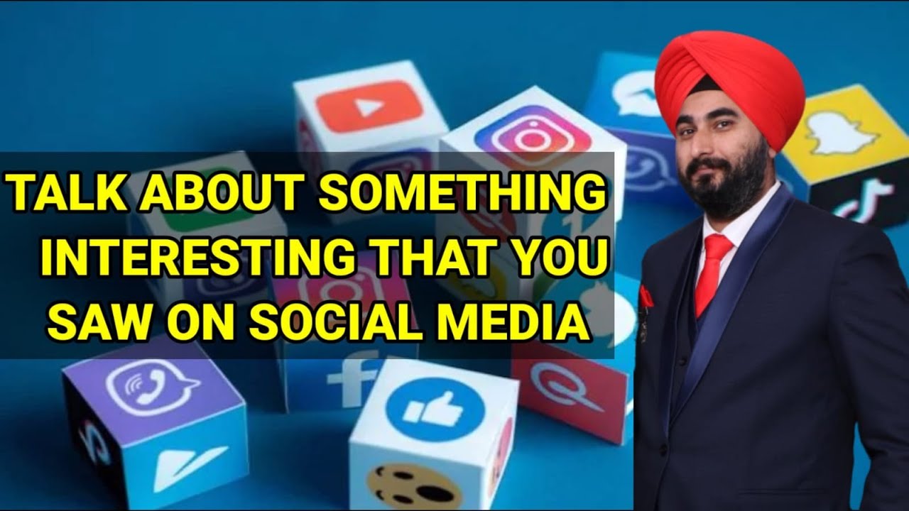 Talk About Something Interesting You Saw On Social Media Cue Card | Ielts #Cue Card #Social Media
