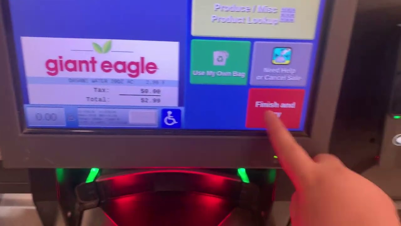 Giant Eagle self checkout