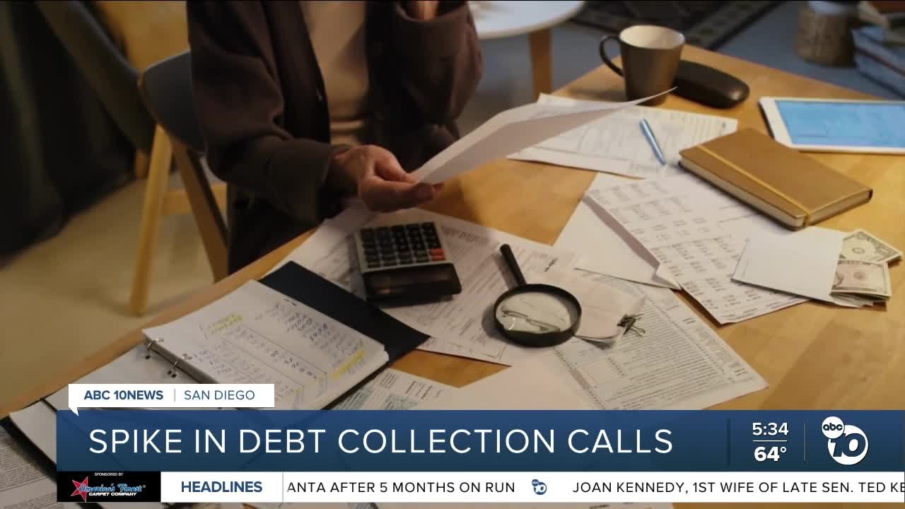 Spike in debt collection calls