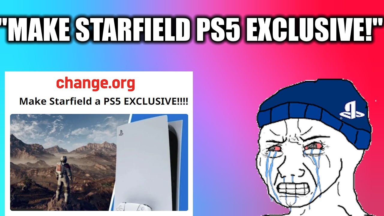 Отчаянные фанаты PlayStation ПОДАЮТ ПЕТИЦИЮ о том, чтобы Starfield стала эксклюзивом для PS5...