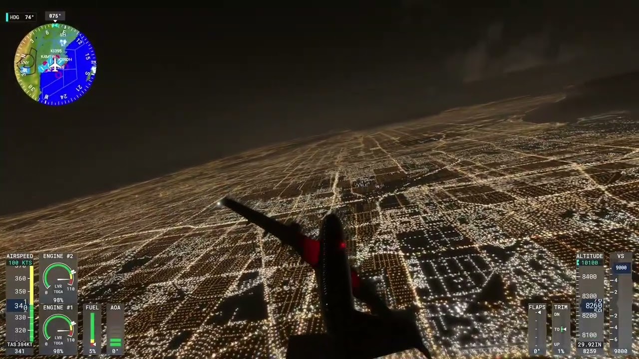 Microsoft flight simulator 🔴 LIVE FLIGHT 🔴 Airbus 310-300 L.A.X #laxairport #losangeles #california 