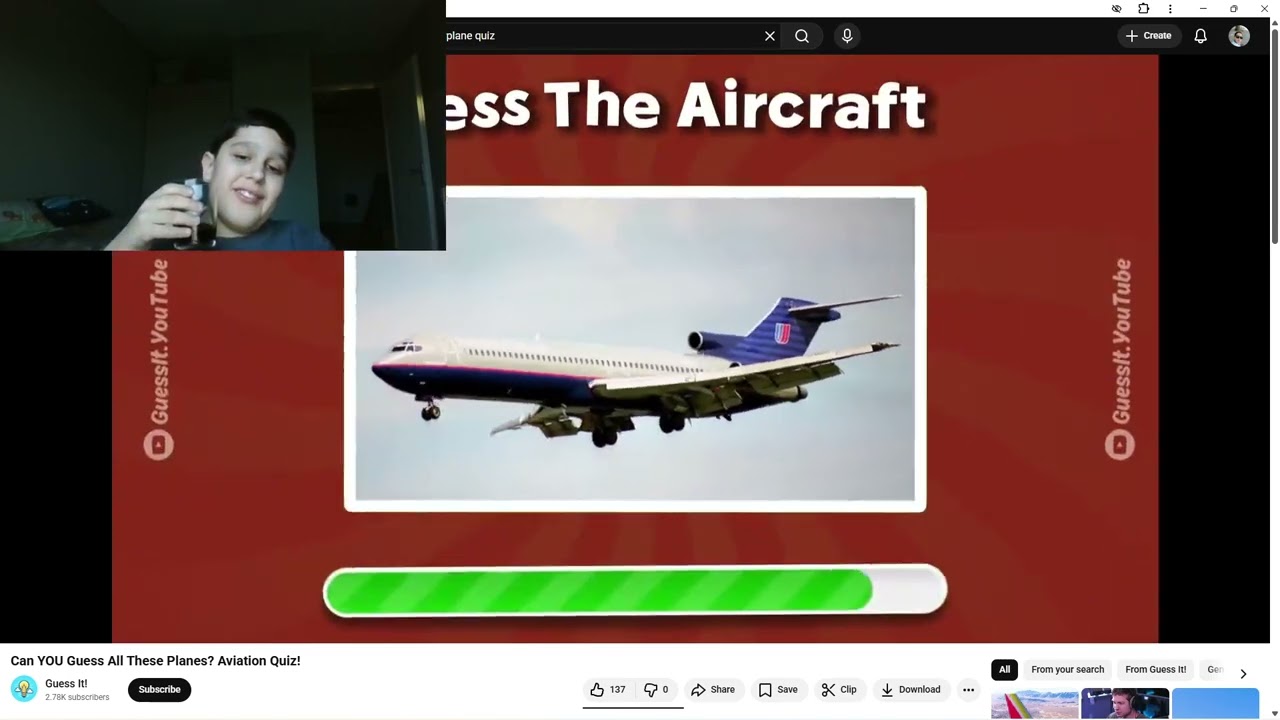 i did a plane quiz