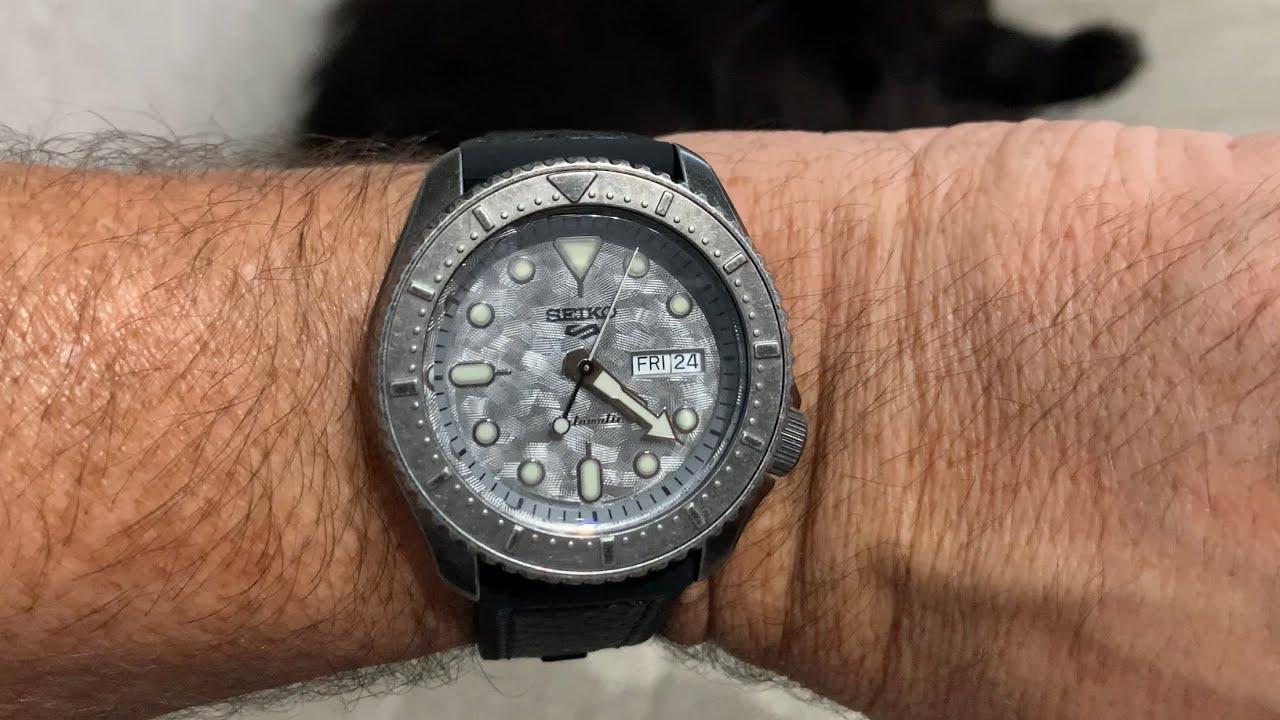 Seiko 5 Sports Watch SRPE79 Aged Patina
