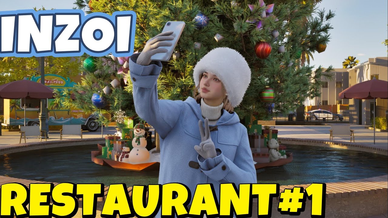 Let's play [INZOI NOEL] NOUVELLE MAJ!!!!! Je cr&eacute;e un restaurant ??MAIS LIMITE?#1