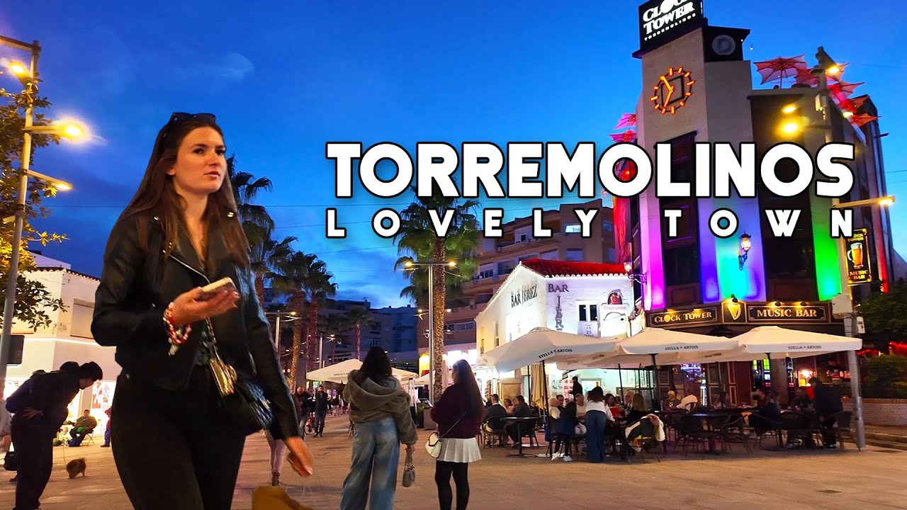 Torremolinos Spain Lovely Town January 2025 Nightlife Update Costa del Sol | Málaga [4K]