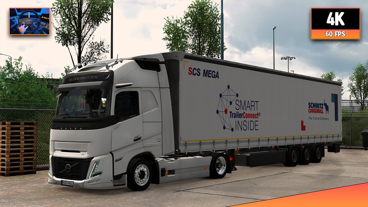 Volvo FH6 500 | Linköping - Oslo | ETS2 1.58 4K Gameplay + Wheel Cam