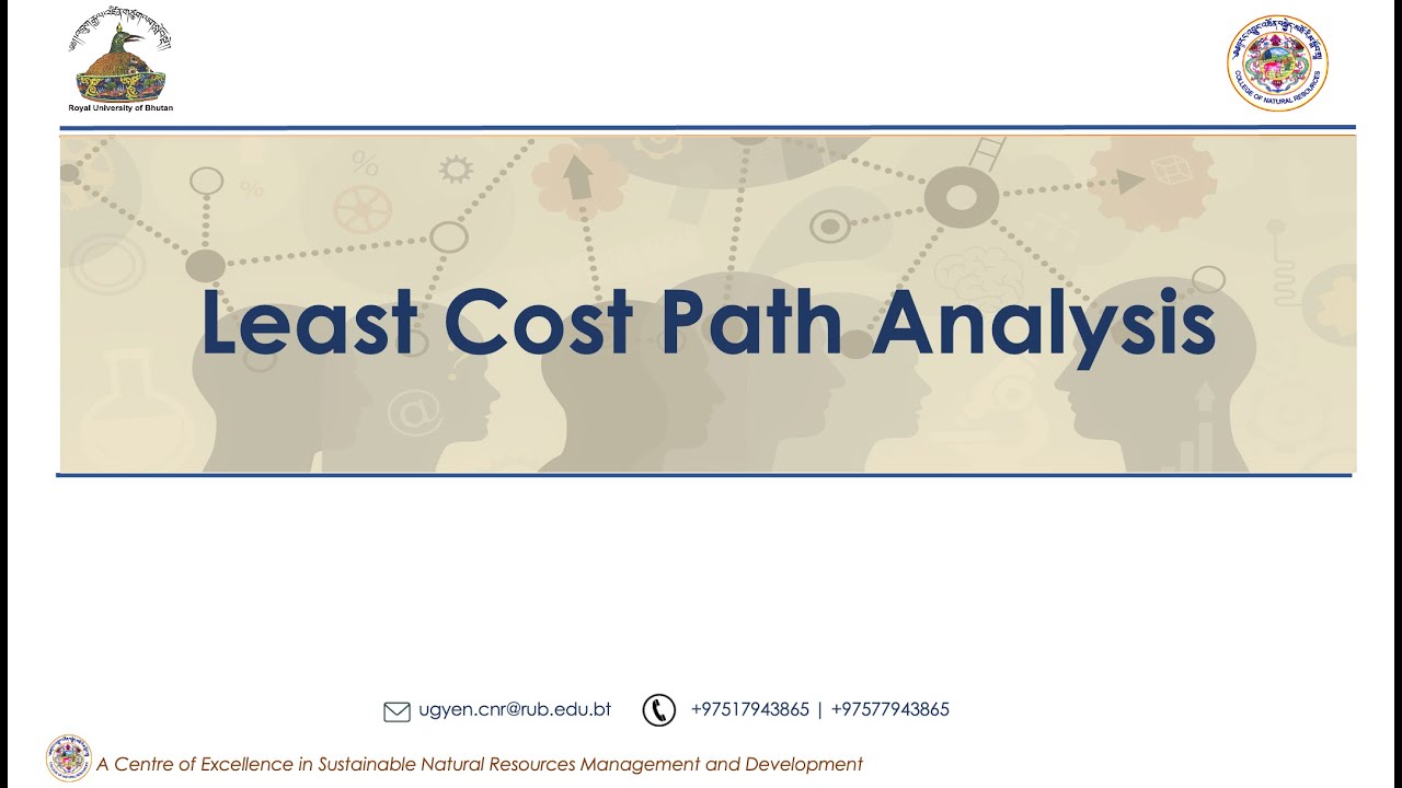 Least Cost Path Analysis Practical