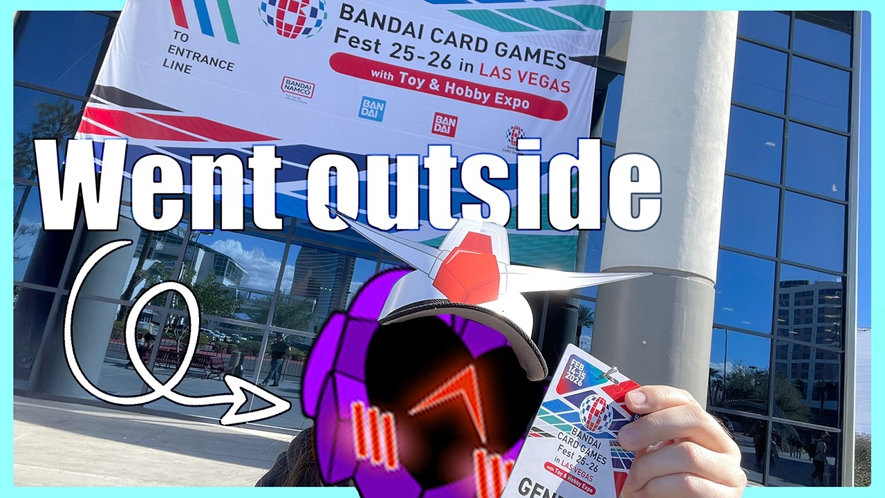 Vegas Bandai Cardfest was...Ok? First Vlog