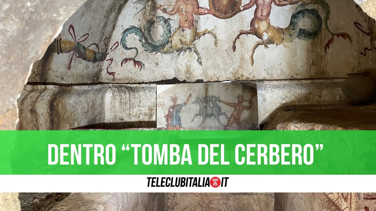 Viaggio dentro la Tomba del Cerbero di Giugliano. 