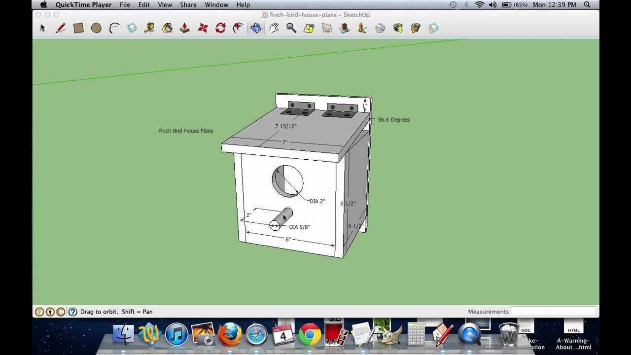 Finch Bird House Plans