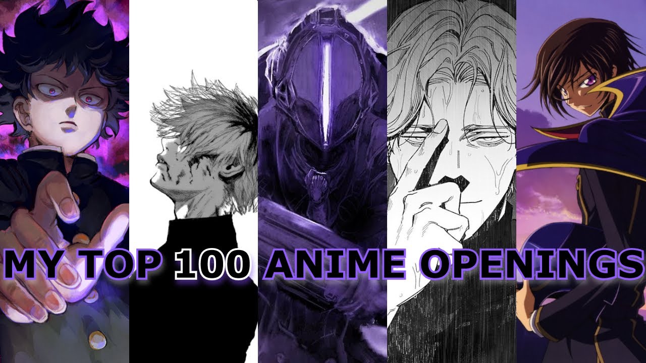 My Top 100 Anime Openings