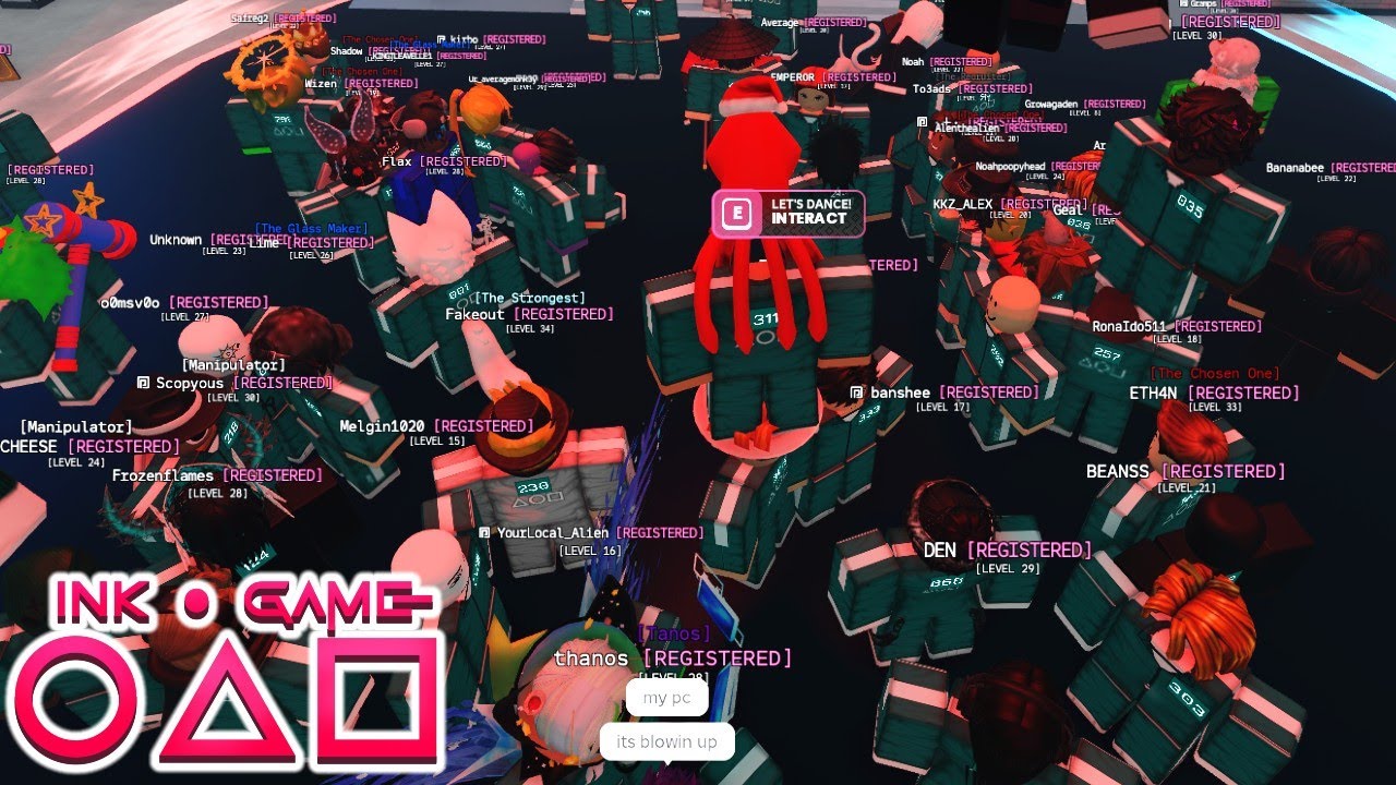 Ink Game: 100 Player Lobby [Full Gameplay] | Roblox