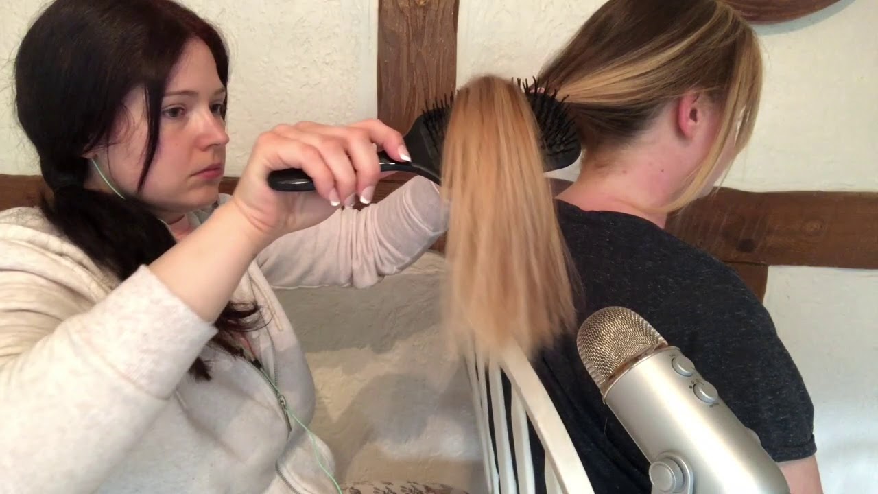💛ASMR ~ Blissful Brushing ~ Tapping ~ Straight Hair 💛