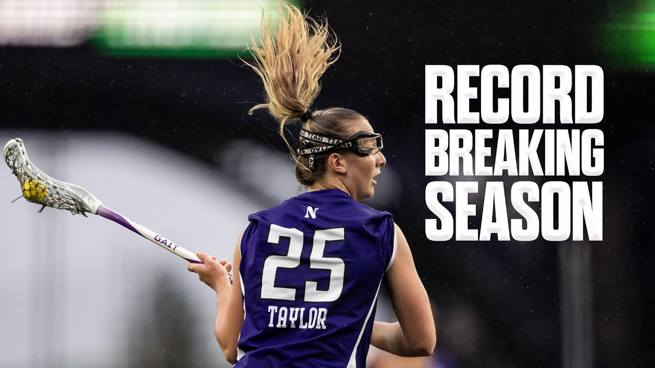 Madison Taylor Junior Year Highlights | Northwestern Lacrosse 2025