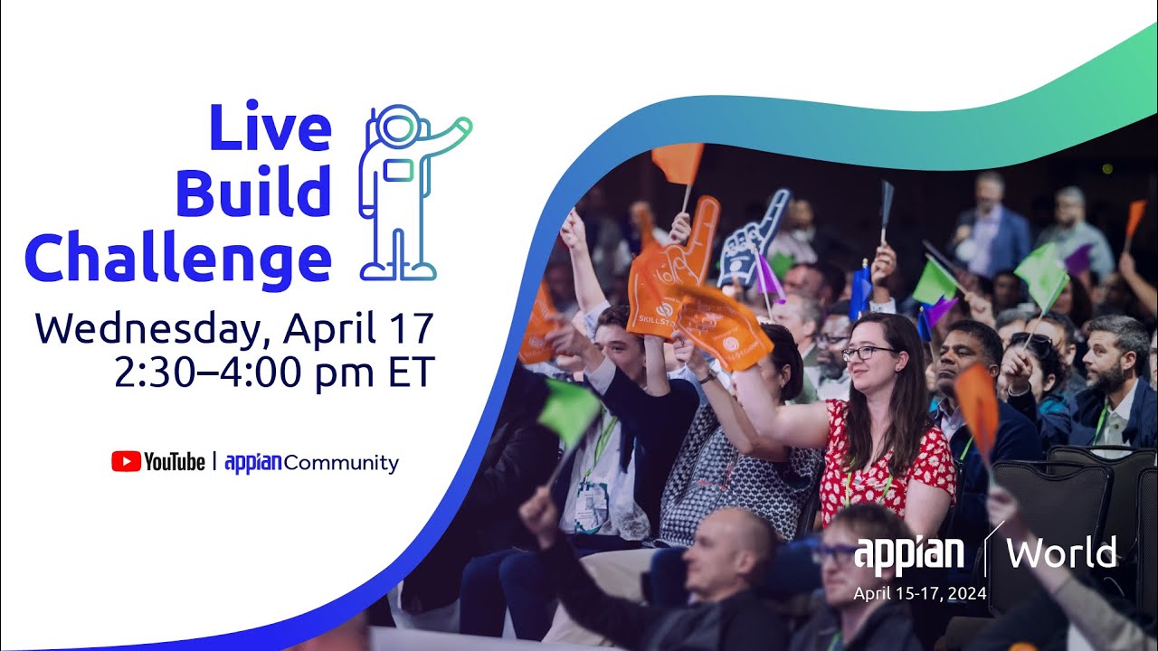 Appian World 24 Live Build Challenge