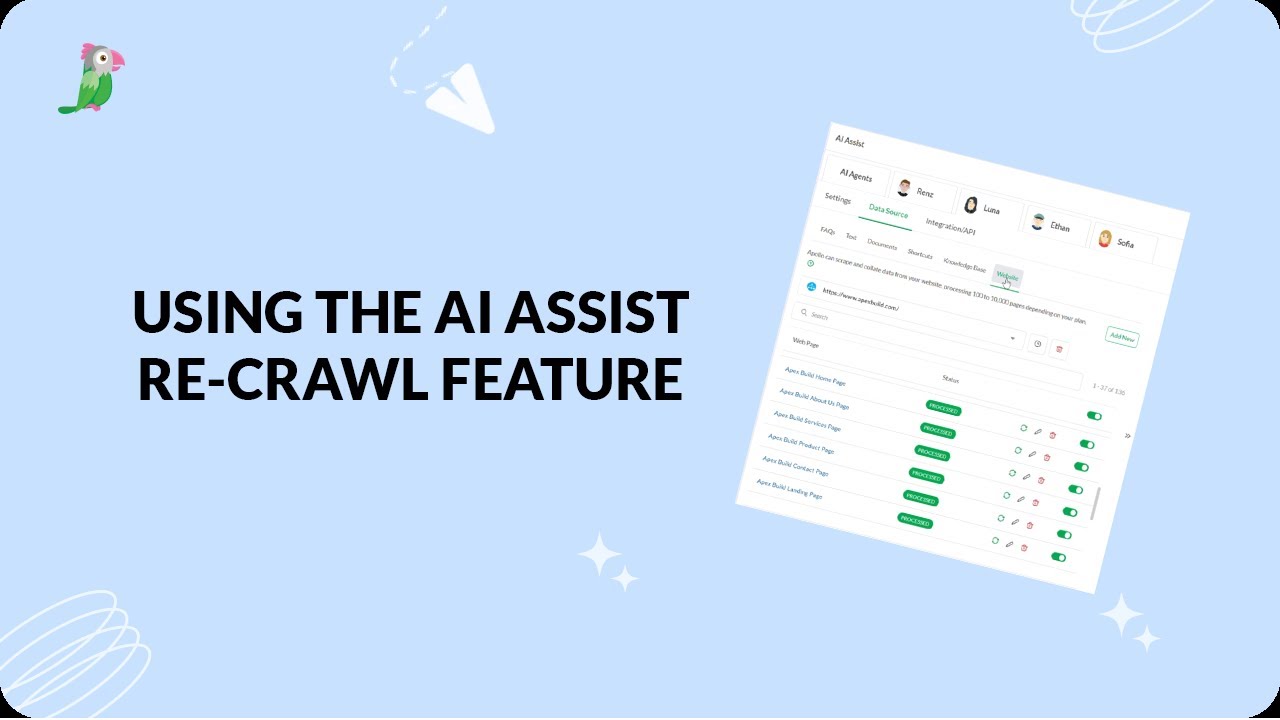 Использование функции повторного сканирования AI Assist