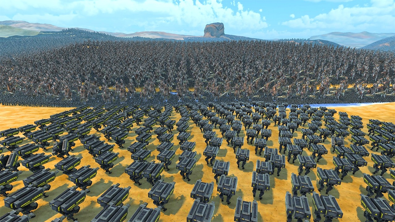 Desert APOCALYPSE: T45 Shotgun & TANK vs 4,500,000 BEAST & ZOMBIES Enemies! UEBS 2