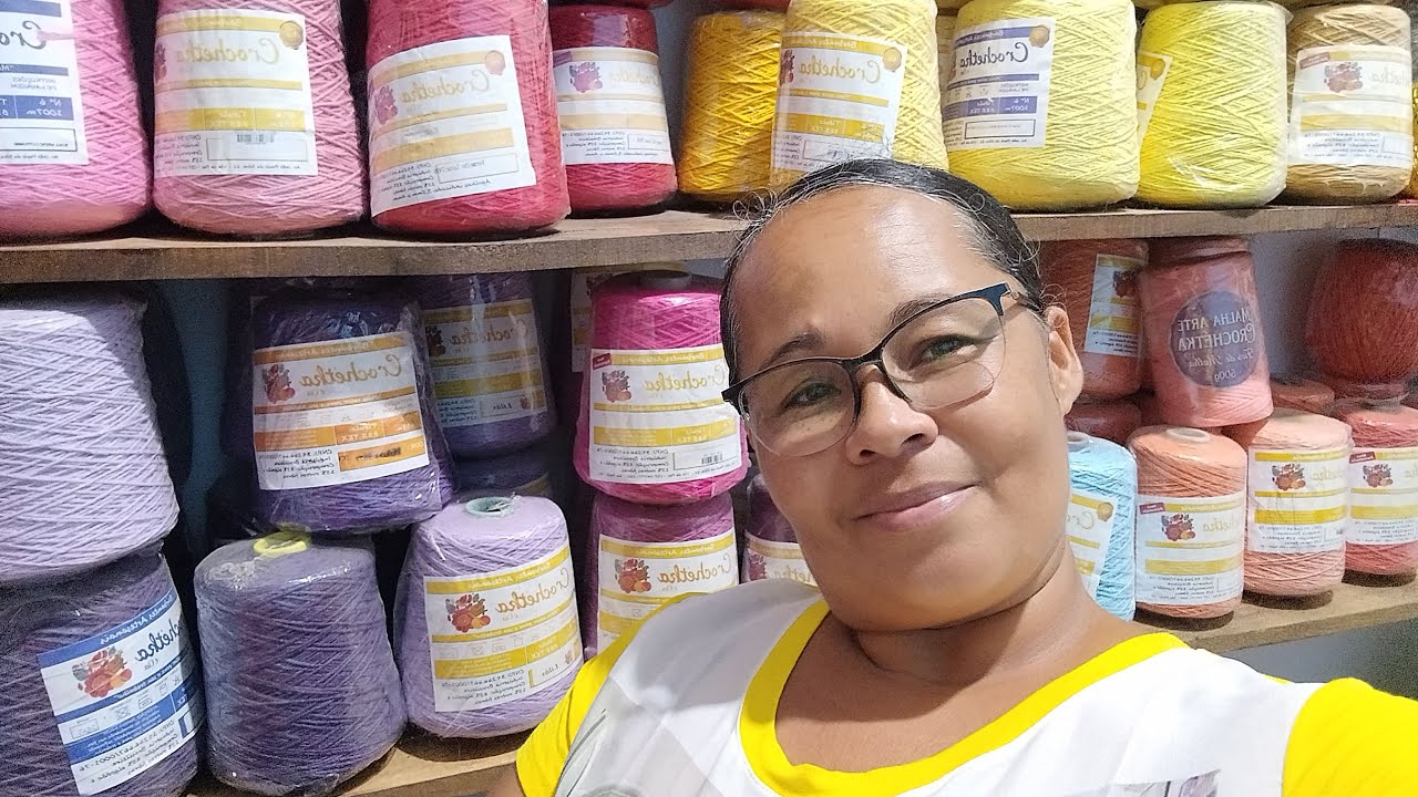 tem crochê e variedades está ao vivo!😄