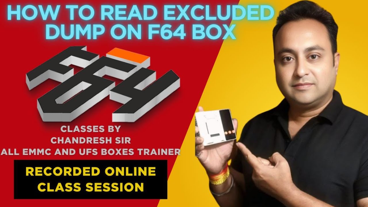 Easy Steps to Read Excluded Dump with F64 Box Instantly | #f64box #tech #smartphone