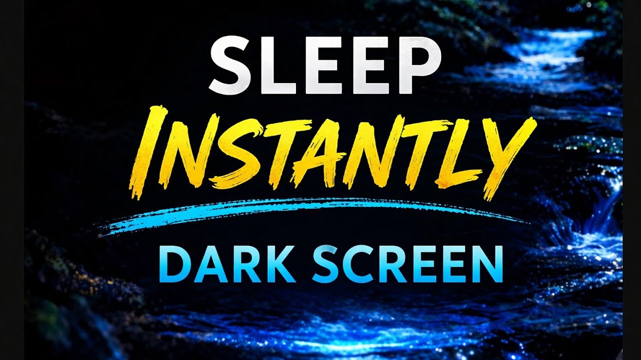 Sleep Instantly in Minutes With Noise [Dark Screen]