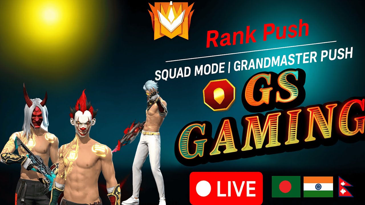 BR King Is Back🤯Dominating Top 1 Grandmaster Push Live gsgaming #shorts #freefirelive  #tondegamer