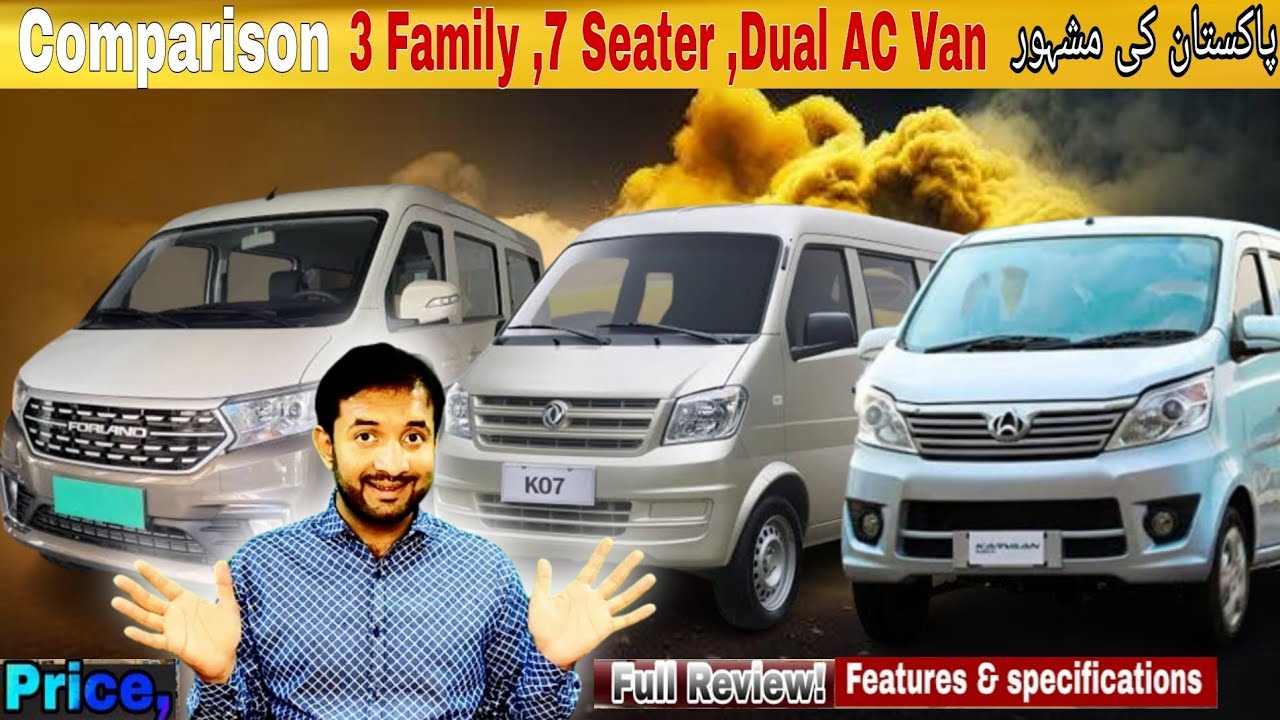 Difference Between Changan karvaan plus 2024 Vs Forland Safari Mpv Vs Prince K07 | Prices Review