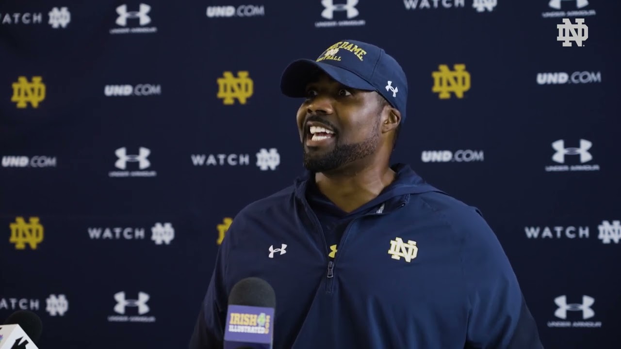 @NDFootball - Al Washington Post Practice - 8-12-2022