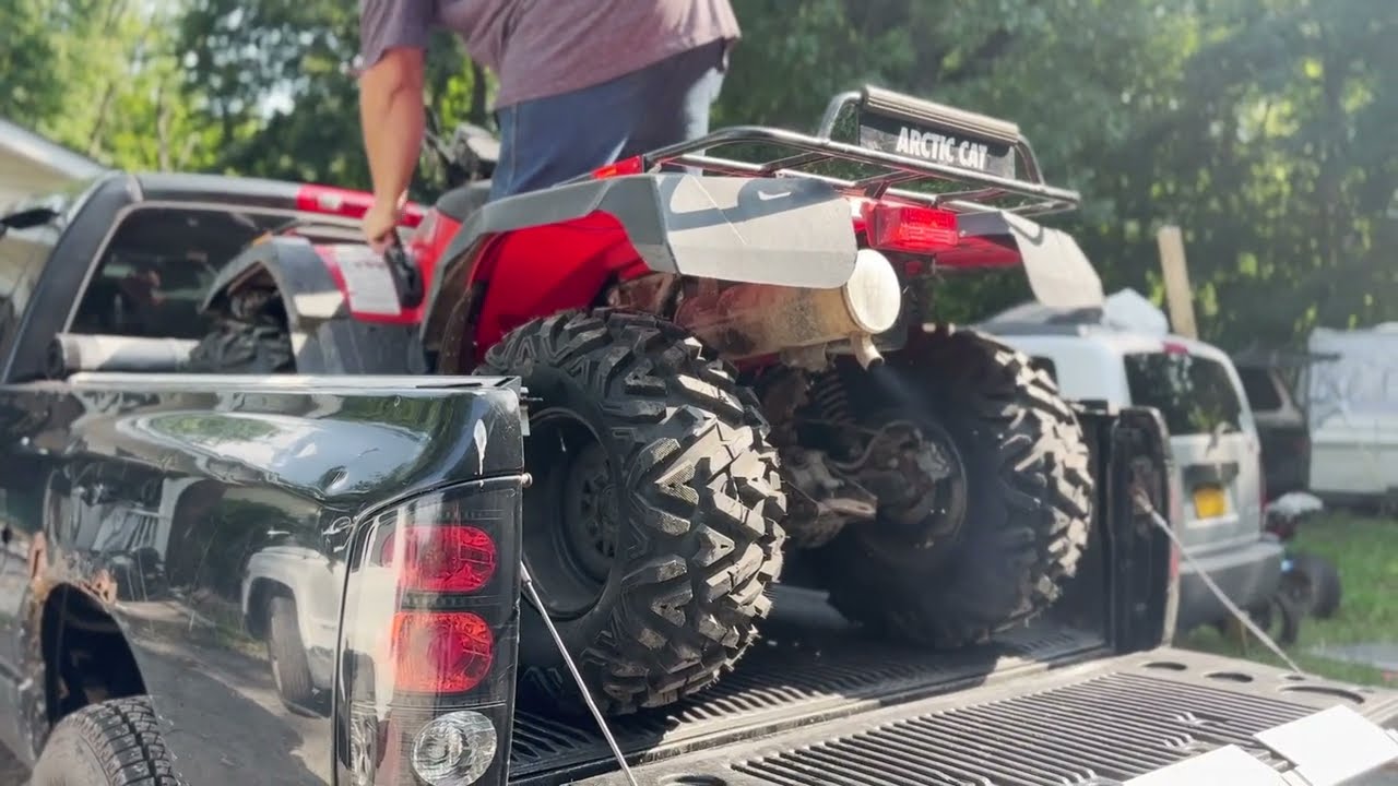 2002 Arctic Cat 500 4x4 Automatic; finally test rode the Arctic Flat!