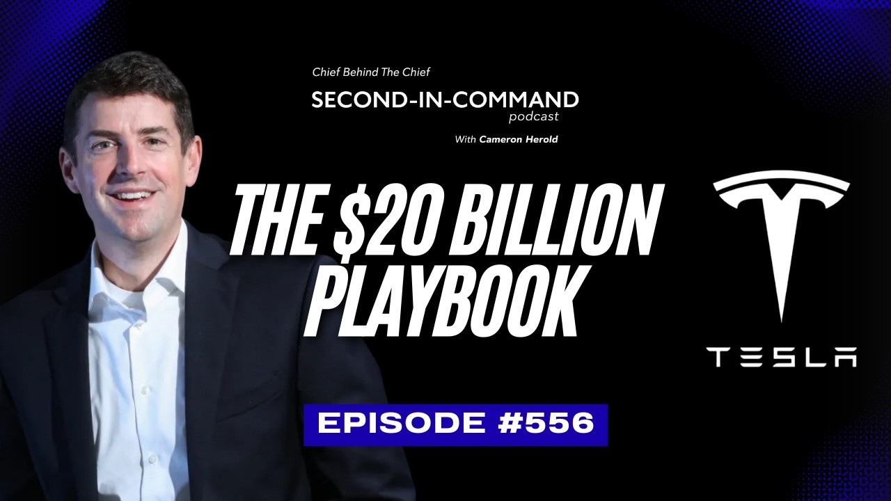 Tesla's $20B Playbook: How to Manage a Visionary Founder | Jon McNeill (Podcast 556)