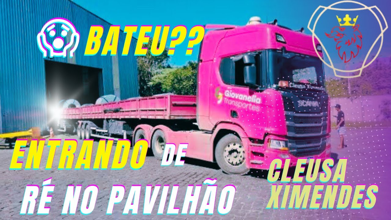 Manobrando de re dentro do pavilhão